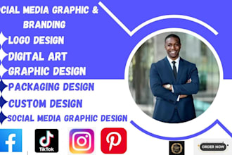 be your dedicated graphic designer for custom branding and business identity