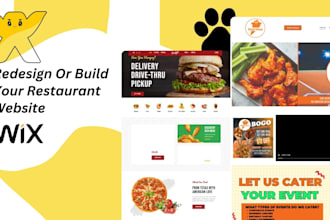 build a handyman website and restaurant booking integration with wix