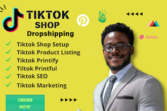 setup tiktok shop,facebook shop,instagram shop,tiktok pod  do tiktok marketing