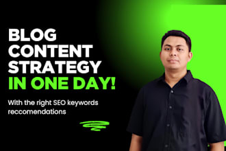 do perfect SEO content strategy with monster keywords in one day