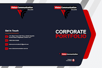 design company profile, brochure, bifold, trifold, brochures