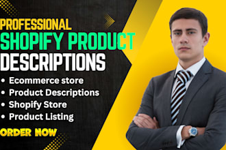 write optimized shopify product descriptions