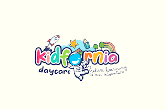 design awesome kid daycare logo