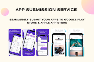 submit your apps to your play store and app store