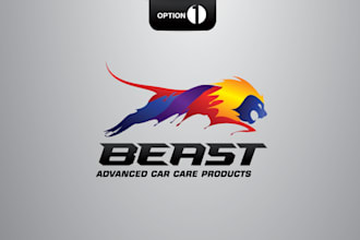 design a high speed racing car and automotive logo
