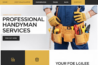 do modern epoxy flooring website, hvac, junk removal, plumbing, handyman website