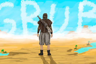 draw a rust thumbnail for your youtube channel