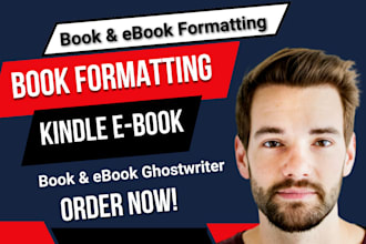 write self help ebook and do book formatting for print book and ebook ghostwrite