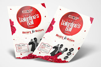 create valentine day card,flyer, poster, banner, social post
