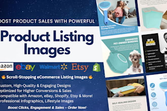 design amazon listing images, product infographic pictures
