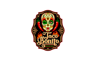 design awesome taco mexican grill logo