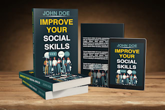 design professional book cover and KDP book cover