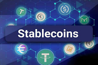 stablecoin smart contract, deploy stablecoin on bsc,bnb,xrpl, oracle, peg, erc20