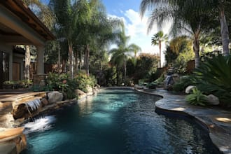 do a fantasy environment, landscape design