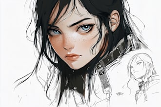 create custom real people with anime manga character