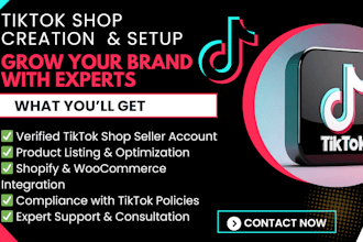 create and set up your tiktok shop seller center account