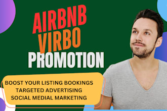 boost airbnb bookings airbnb listing airbnb promotion vrbo marketing airbnb seo