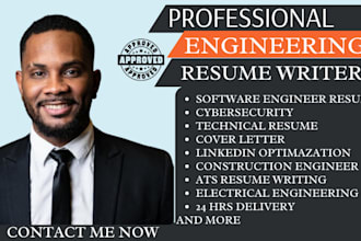 rewrite software engineering technical resume CV, cybersecurity ats cover letter