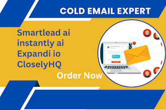 setup closely, salesflows, smartlead ai, clay com, for cold email outreach