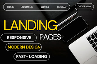 design high converting landing pages on webflow, instapage, and kajabi