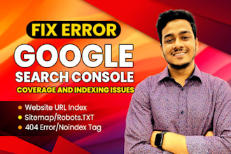 fix google search console errors and indexing errors