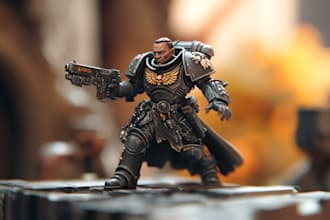 create a warhammer 40k character with my style