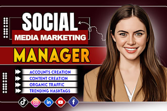 be your social media marketing manager and content creator