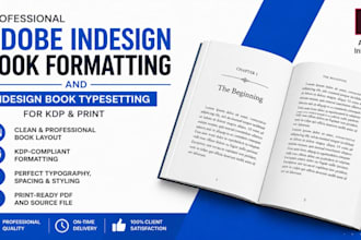 adobe indesign project, indesign book formatting, indesign journal, typesetting