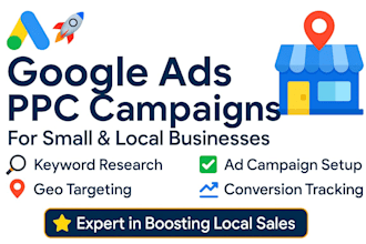 google ads PPC setup for small business and local business