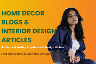 write home decor blog posts and interior design articles