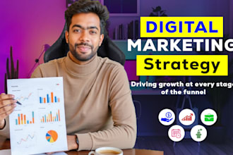 create digital marketing strategy for your brand and social media marketing