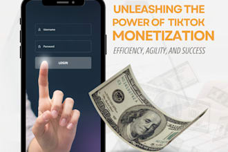 create tiktok monetization account for european nations, USA