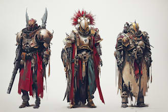 design an you as favorite space marine 40k warhammer art