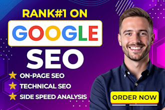 do monthly SEO service with backlinks, link building, onpage, off page
