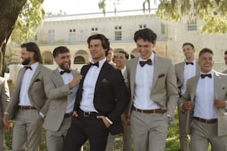 do wedding video editing with color grading