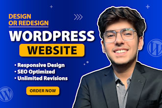 build modern and responsive wordpress website design and redesign wordpress