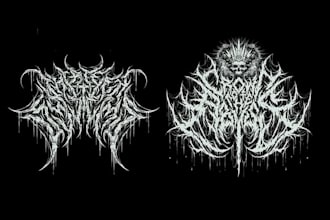 design your black, slamming, brutal, death metal logo