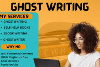 ghostwrite 30,000 words wellness, personal development