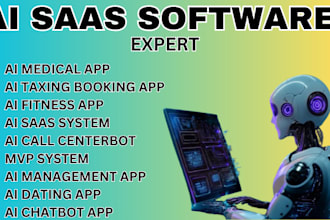 do ai saas software app, flutter gpt web app, ai website, saas app, ai chatbot