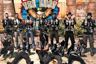 create custom fivem kuttes mc vest fivem clothings bikers clothing fivem chain