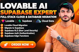 migrate your lovable cloud database to supabase and fix auth, rls, safely