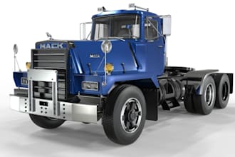 model 3d lego truck in brick link, lorry truck, cockpit car model, car rendering