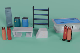provide low poly 3d models
