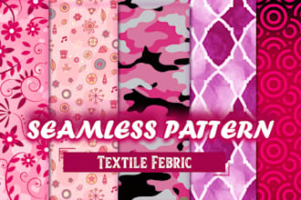 do seamless pattern for textile fabric design