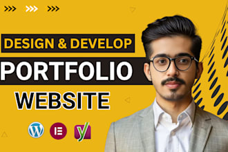 design a personal portfolio, resume, CV, or business website