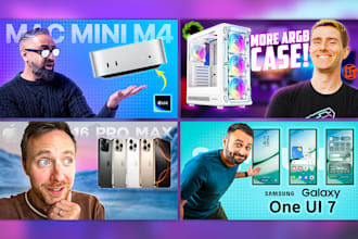 do tech thumbnail design for your channel
