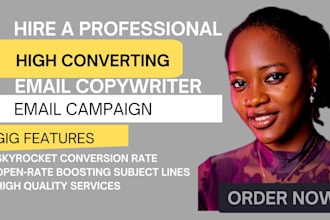 write high conversion email copy that skyrockets sales as your copywriter