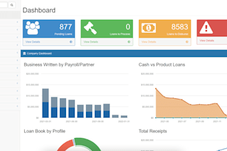full stack developer, web app, loan management system, erp, crm, crypto website