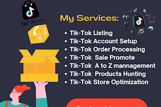 do tiktok listing, tiktok dropshipping,tiktok sale promotion