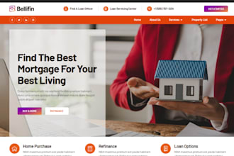 design real estate carrot website mortgage website with mortgage calculator